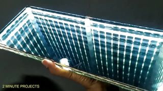 How to make INFINITY MIRROR For Home Decoration