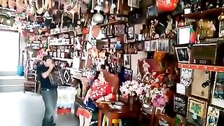 This video was recorded in the tavern of Mr Delfin and Mrs Maria dos Arcos.