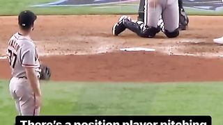 Position Player Pitching Battle!!! The best part of baseball!