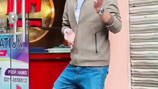 Boy funny videos and girl watch the event
