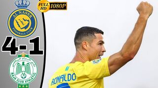Al Nassr vs Raja CA 4-1 Ronaldo Goals  Highlights All Goals 2023 HD