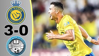 Cristiano Ronaldo 2 Goals Al-Nassr vs Al Akhdoud 3-0 Highlights All Goals 2023
