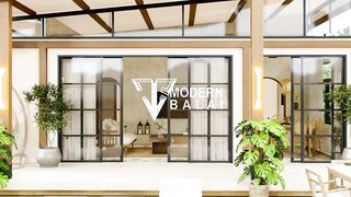 Simple Life in a Farmhouse 3-Bedroom Tiny House Design Idea _ 9.5x11 Meters