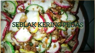 Seblak kering pedas