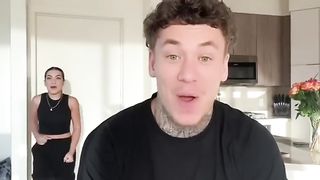 Trying the chancla challenge