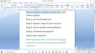 paytm to perfect money deposit | Perfect money deposit with debit card Lisa69