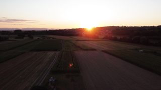 "Fading Radiance: A Visual Poem of the Setting Sun"