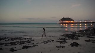 "Chasing Twilight: An Intimate Dance with the Setting Sun"