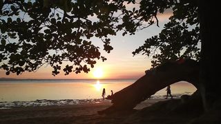 "Sundown Serendipity: A Radiant Tapestry of Colors"