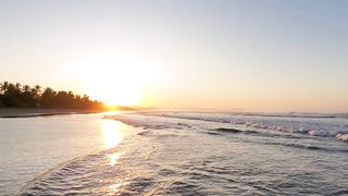 "Golden Hour Grandeur: A Stunning Ode to the Setting Sun"