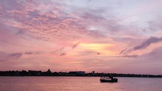 "Sunset Odyssey: Embarking on a Journey into Night's Embrace"