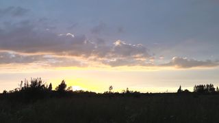 "Twilight Reverie: Basking in the Glow of the Setting Sun"