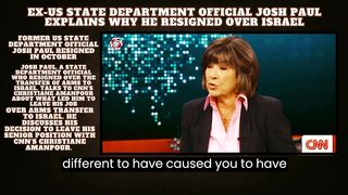 Josh Paul, a State Department official who resigned over the transfer of arms to Israel