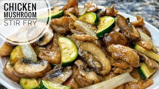 Chicken And Mushrooms Stir Fry|Delicious 20 Minutes Meal, Quick And Tasty Recipe
