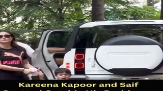Kareena Kapoor and Saif Spotted Outside His Residence #kareenakapoor #shorts #short #trending #viral #bollywood #shortvideo