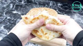 Petits pains farcis à la poêle ???? Sans four et économique seulement 50 centimes