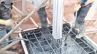 kolam  foundation  concrete
