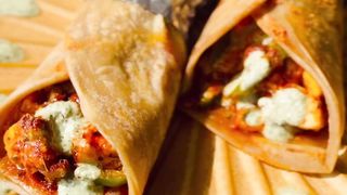 Tandoor paneer roll