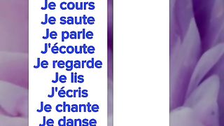 Learn verbs french to English interesting education