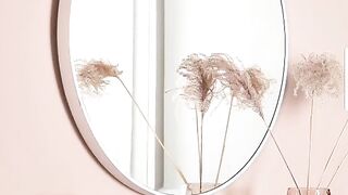 DIY mirrors and marble effect coffee tables