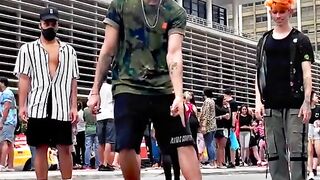 Dança de rua .Divirta-se,alegria