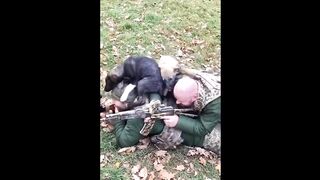 People playing with their pets