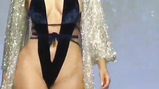 Model opening Playa Sol Swimwear show at NYFW22 #shorts