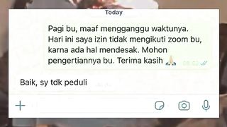 Tidack ramah.