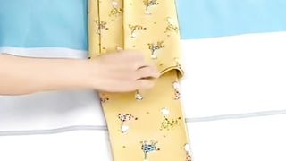Cara melipat baju setelan