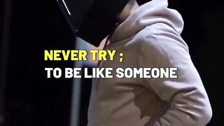 Sigma Rule????????~Never Be Like Someone. Be Yourself ???? | •Motivation Quotes????~#shorts #motivation #quotes