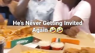 Never invited again