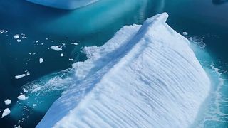 Watching ice bergs take a deep breath in green land...