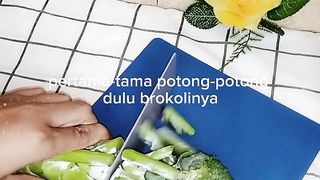 Tips mencuci brokoli yang benar supaya ulat dan kotoran tidak menempel lagi #brokoli #fyp #viral