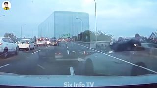Top 8 Caught on Camera Road Accident || Six info Tv