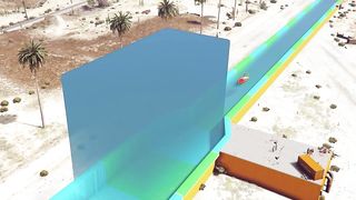 GTA 5 | What happens when you DRIVE into a GIANT WATER CUBE?