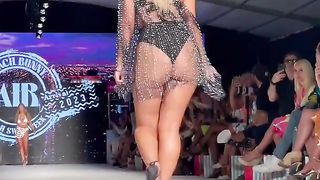 Sofia Jamora and Kara Del Toro at Luli Fama Miami Swim Week 2023