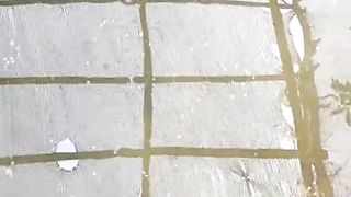 Air kolam berubah setelah melalui treatment