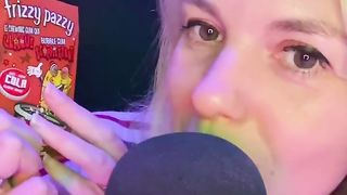 ASMR FR _ Dégustation de bonbon pétillant