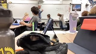 Trying to teach something to a kid