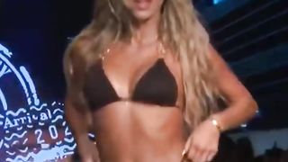 TGIF dance by Cindy Prado in Luli Fama black bikini #shorts #bikinimodel