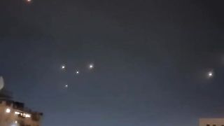 Tel Aviv was bombarded by resistance rockets but some were able to be blocked by the Iron Dome