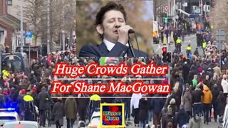 Shane MacGowan funeral: Huge crowds gather to watch procession