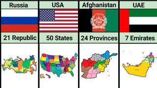 How many States from different countries.