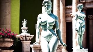 Art beautiful plaster status stone 2