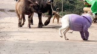 Dog & Buffalo