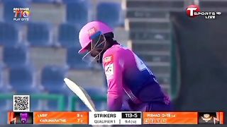 Asif Ali in T10 league match