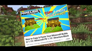 Minecraft -  How To Copy Builds From One Minecraft World To Another World