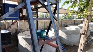 Modified Biofloc sa Mini Circular Concrete Pond _ Tank