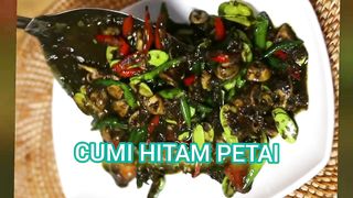 Resep cumi hitam petai