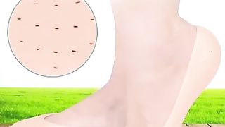 Pair unisex silicone gel socks